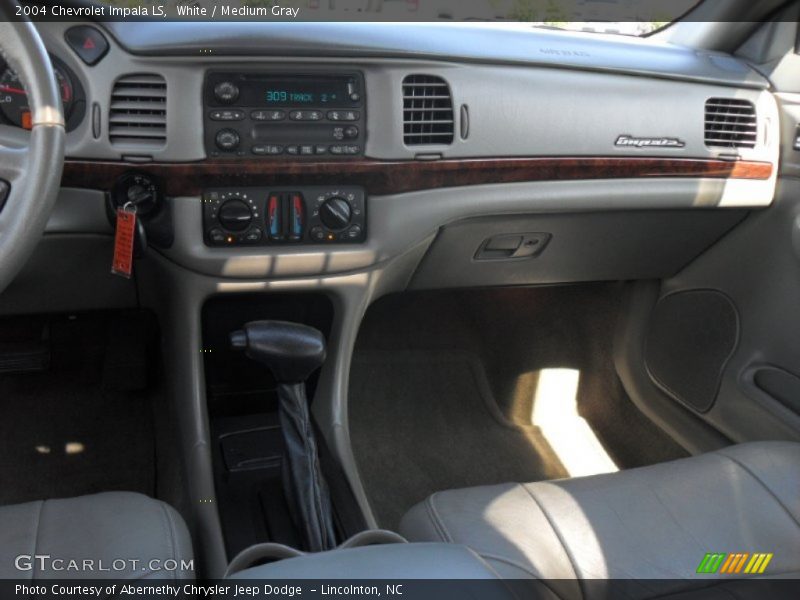 White / Medium Gray 2004 Chevrolet Impala LS