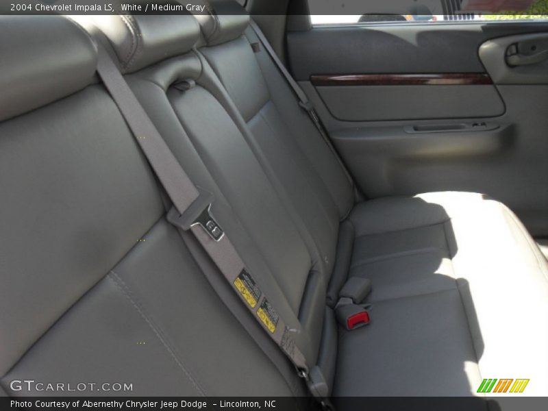 White / Medium Gray 2004 Chevrolet Impala LS