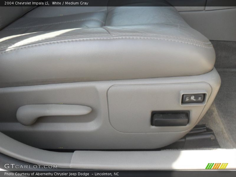 White / Medium Gray 2004 Chevrolet Impala LS