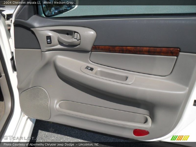 White / Medium Gray 2004 Chevrolet Impala LS
