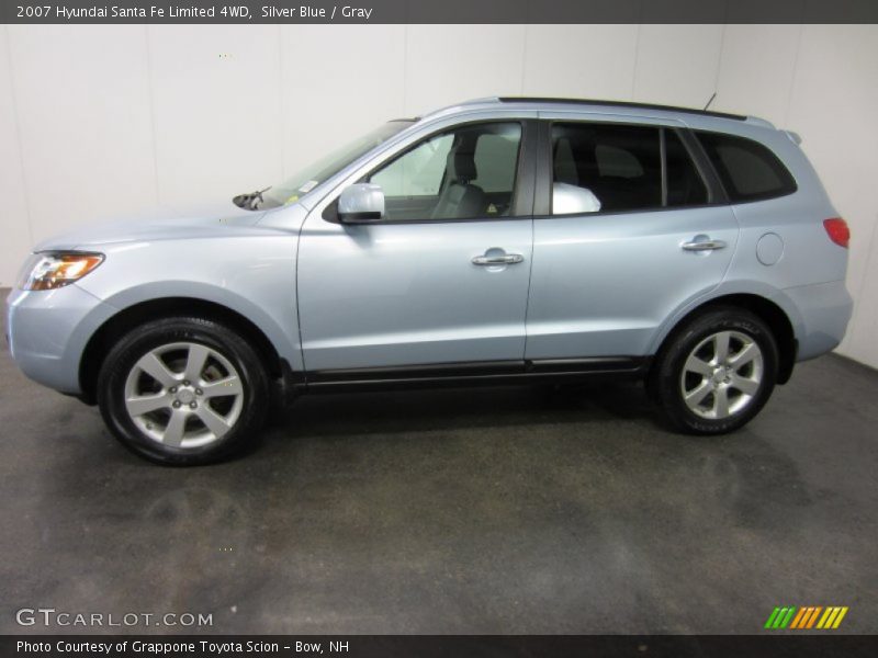 Silver Blue / Gray 2007 Hyundai Santa Fe Limited 4WD