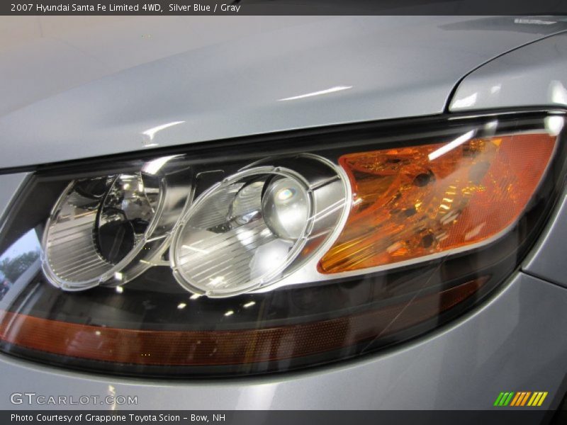 Silver Blue / Gray 2007 Hyundai Santa Fe Limited 4WD