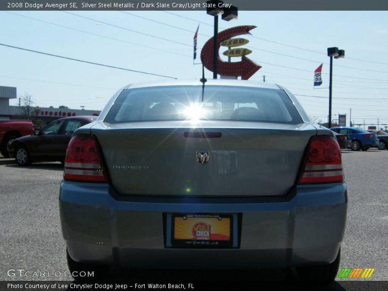 Silver Steel Metallic / Dark Slate Gray/Light Slate Gray 2008 Dodge Avenger SE