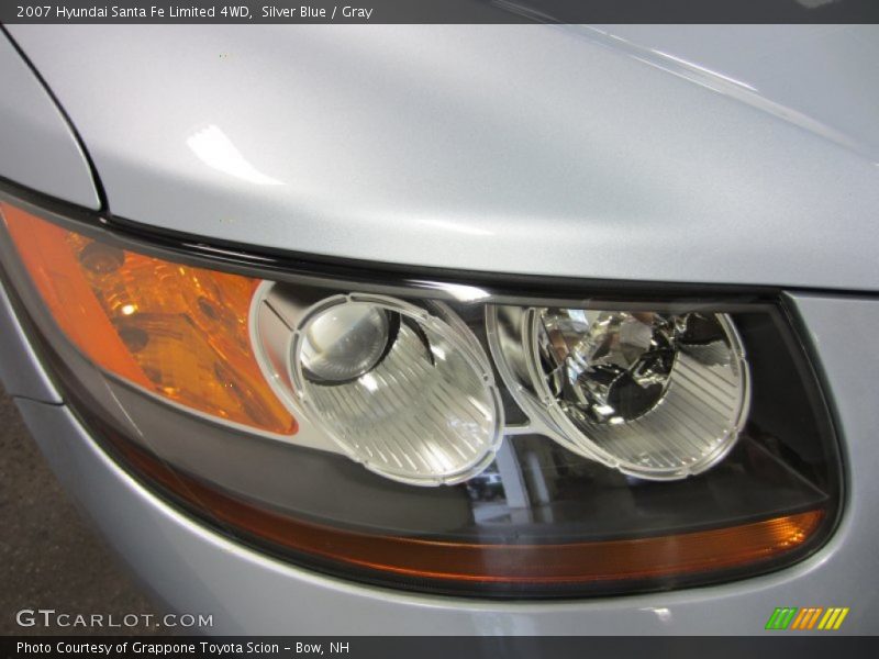 Silver Blue / Gray 2007 Hyundai Santa Fe Limited 4WD