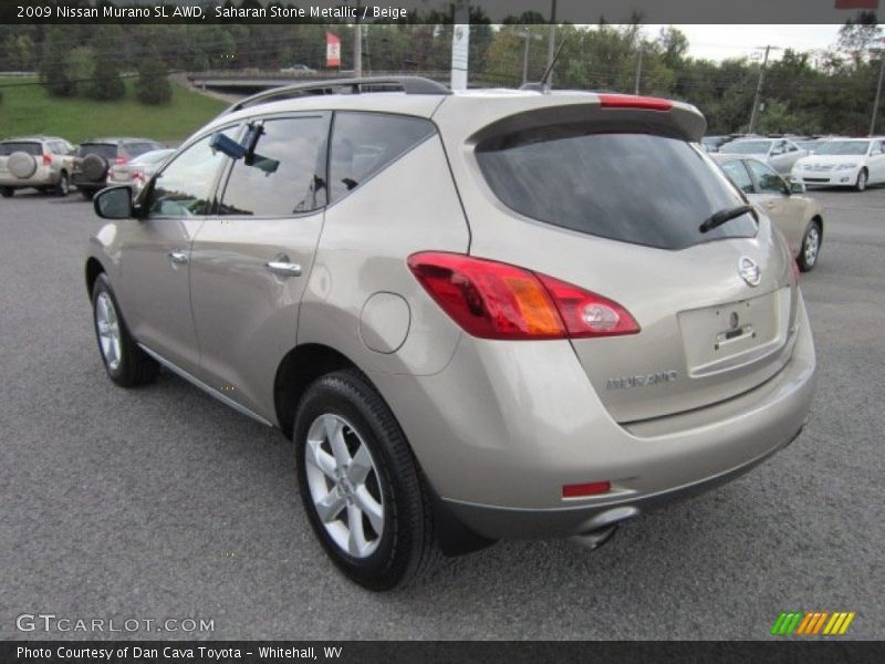 Saharan Stone Metallic / Beige 2009 Nissan Murano SL AWD
