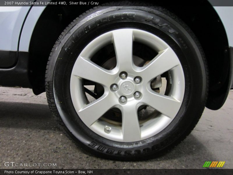 Silver Blue / Gray 2007 Hyundai Santa Fe Limited 4WD