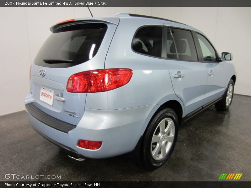Silver Blue / Gray 2007 Hyundai Santa Fe Limited 4WD