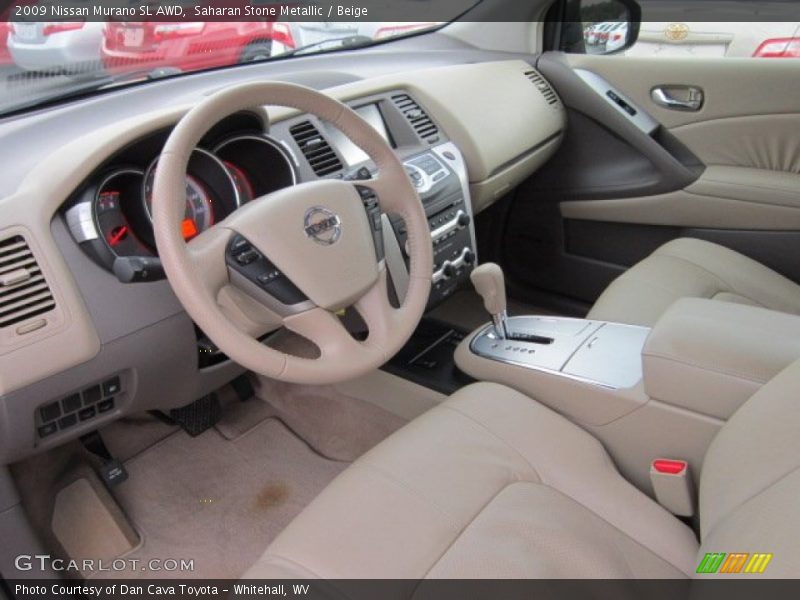 Saharan Stone Metallic / Beige 2009 Nissan Murano SL AWD