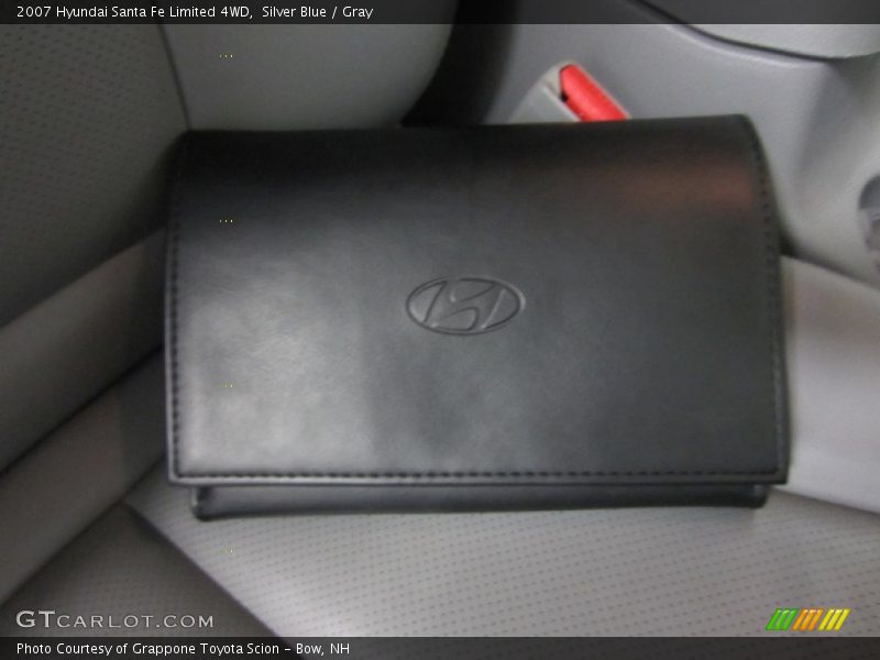 Silver Blue / Gray 2007 Hyundai Santa Fe Limited 4WD