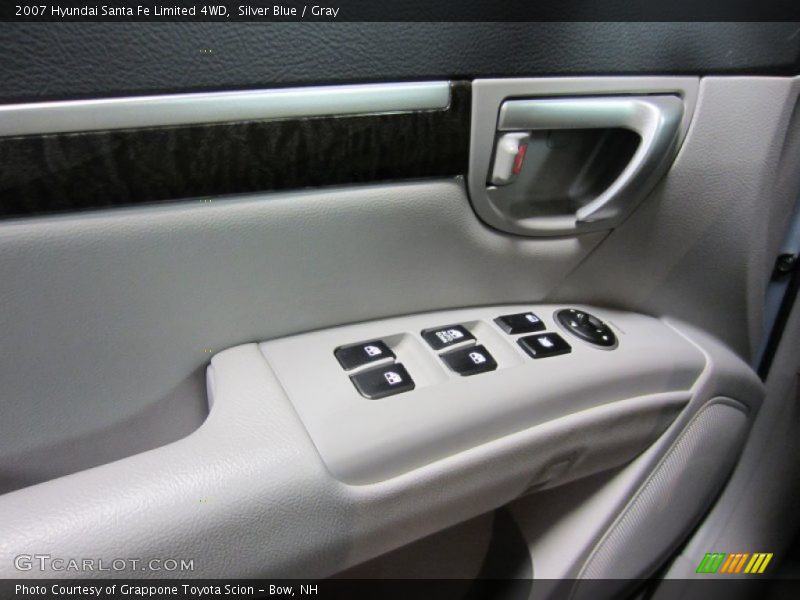 Silver Blue / Gray 2007 Hyundai Santa Fe Limited 4WD