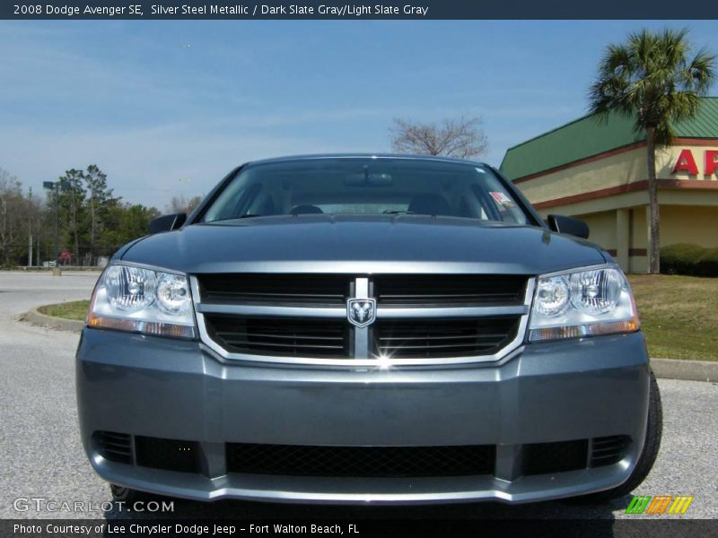 Silver Steel Metallic / Dark Slate Gray/Light Slate Gray 2008 Dodge Avenger SE