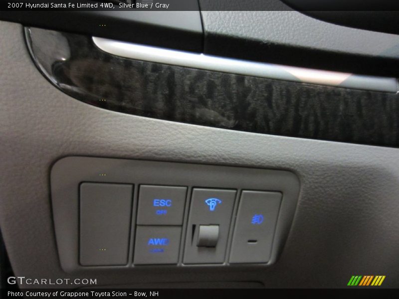 Silver Blue / Gray 2007 Hyundai Santa Fe Limited 4WD