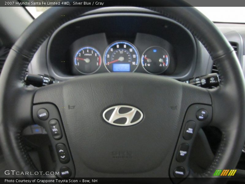 Silver Blue / Gray 2007 Hyundai Santa Fe Limited 4WD