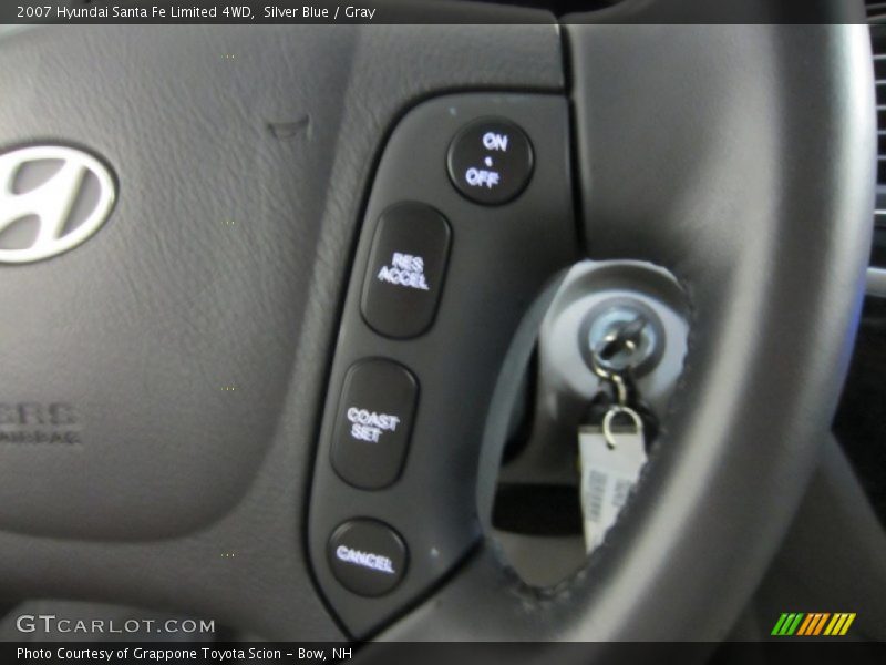 Silver Blue / Gray 2007 Hyundai Santa Fe Limited 4WD