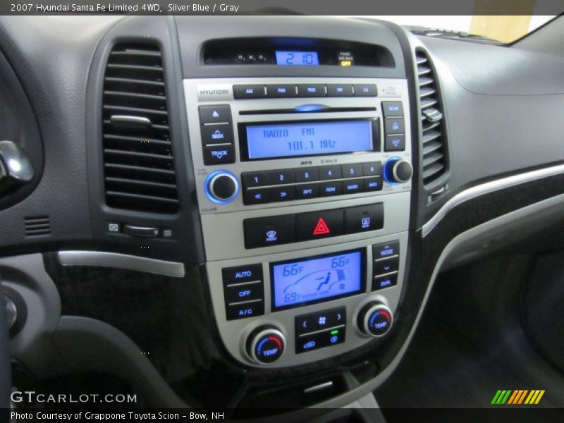 Silver Blue / Gray 2007 Hyundai Santa Fe Limited 4WD