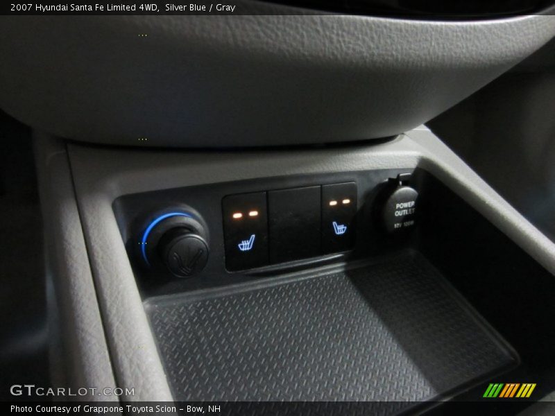 Silver Blue / Gray 2007 Hyundai Santa Fe Limited 4WD