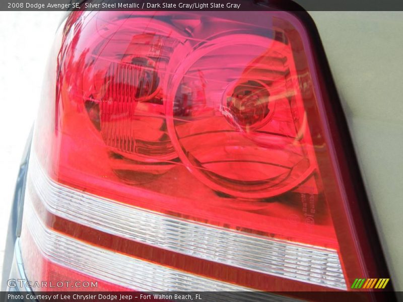 Silver Steel Metallic / Dark Slate Gray/Light Slate Gray 2008 Dodge Avenger SE