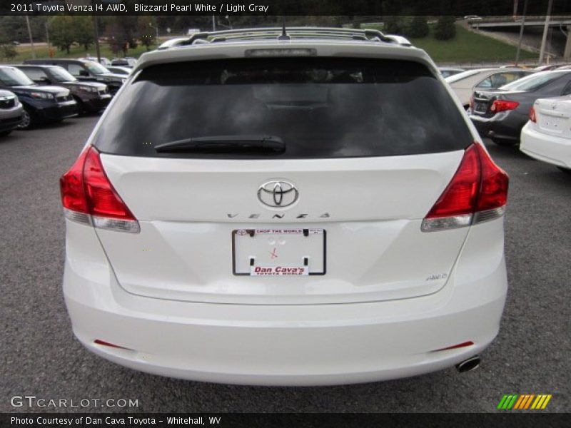 Blizzard Pearl White / Light Gray 2011 Toyota Venza I4 AWD