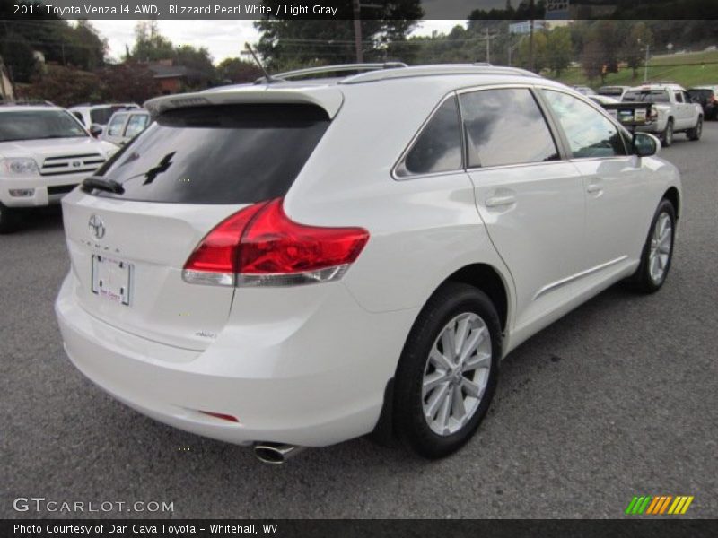 Blizzard Pearl White / Light Gray 2011 Toyota Venza I4 AWD