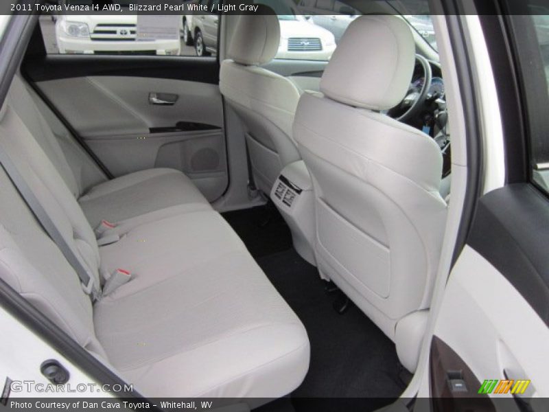 Blizzard Pearl White / Light Gray 2011 Toyota Venza I4 AWD