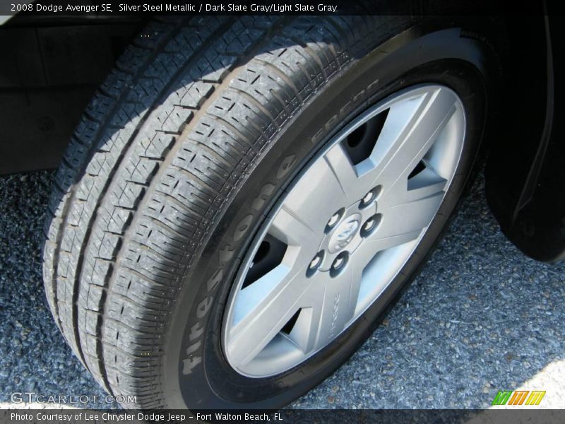 Silver Steel Metallic / Dark Slate Gray/Light Slate Gray 2008 Dodge Avenger SE