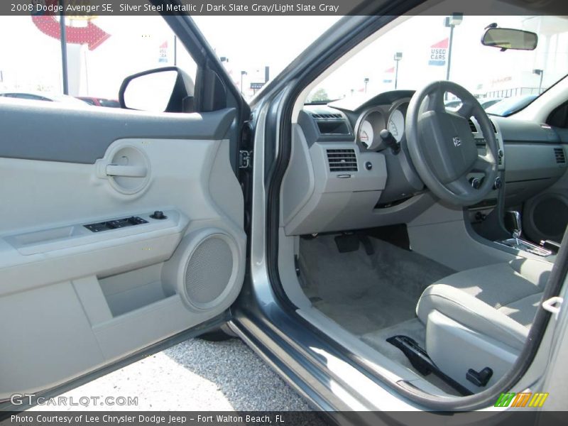 Silver Steel Metallic / Dark Slate Gray/Light Slate Gray 2008 Dodge Avenger SE
