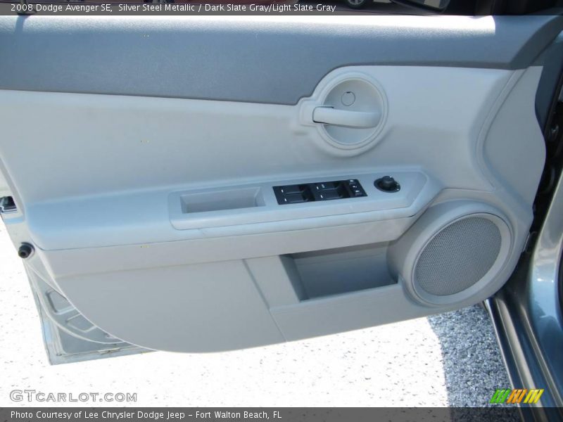 Silver Steel Metallic / Dark Slate Gray/Light Slate Gray 2008 Dodge Avenger SE