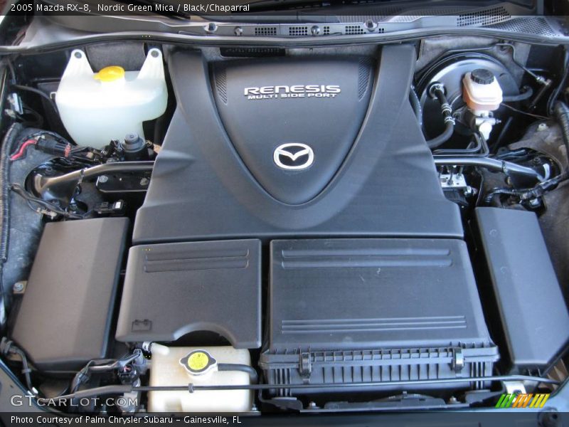 Nordic Green Mica / Black/Chaparral 2005 Mazda RX-8