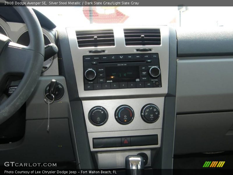 Silver Steel Metallic / Dark Slate Gray/Light Slate Gray 2008 Dodge Avenger SE