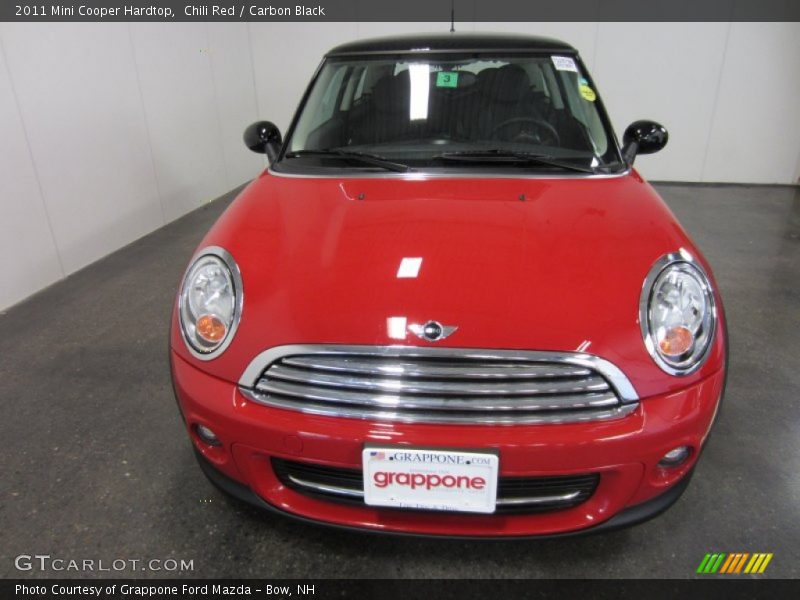 Chili Red / Carbon Black 2011 Mini Cooper Hardtop