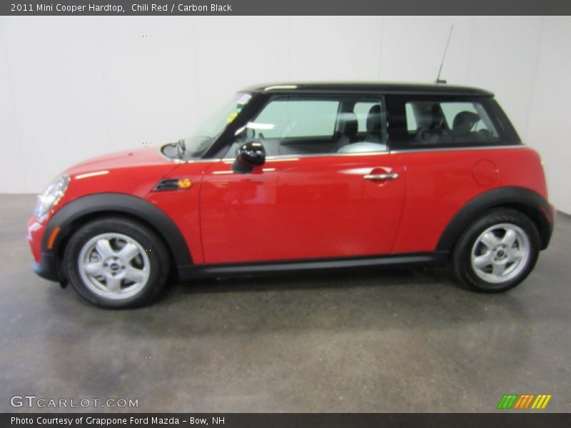 Chili Red / Carbon Black 2011 Mini Cooper Hardtop