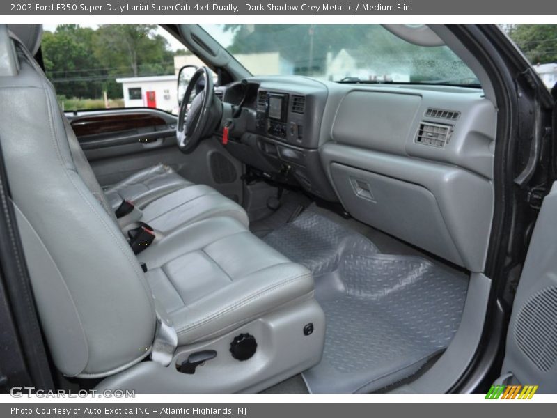  2003 F350 Super Duty Lariat SuperCab 4x4 Dually Medium Flint Interior