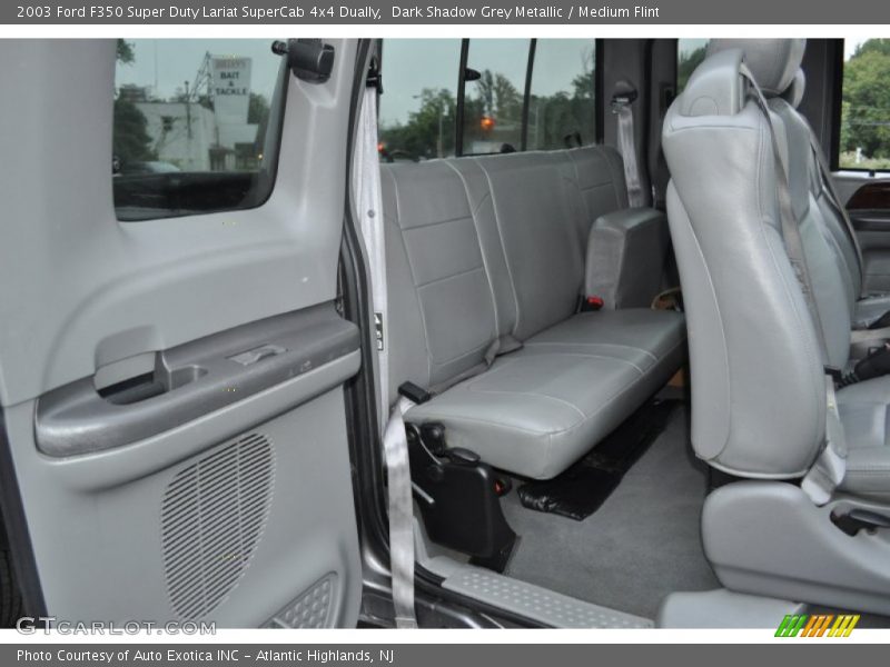  2003 F350 Super Duty Lariat SuperCab 4x4 Dually Medium Flint Interior