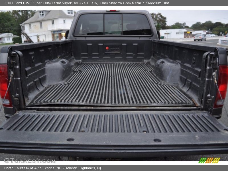 Dark Shadow Grey Metallic / Medium Flint 2003 Ford F350 Super Duty Lariat SuperCab 4x4 Dually