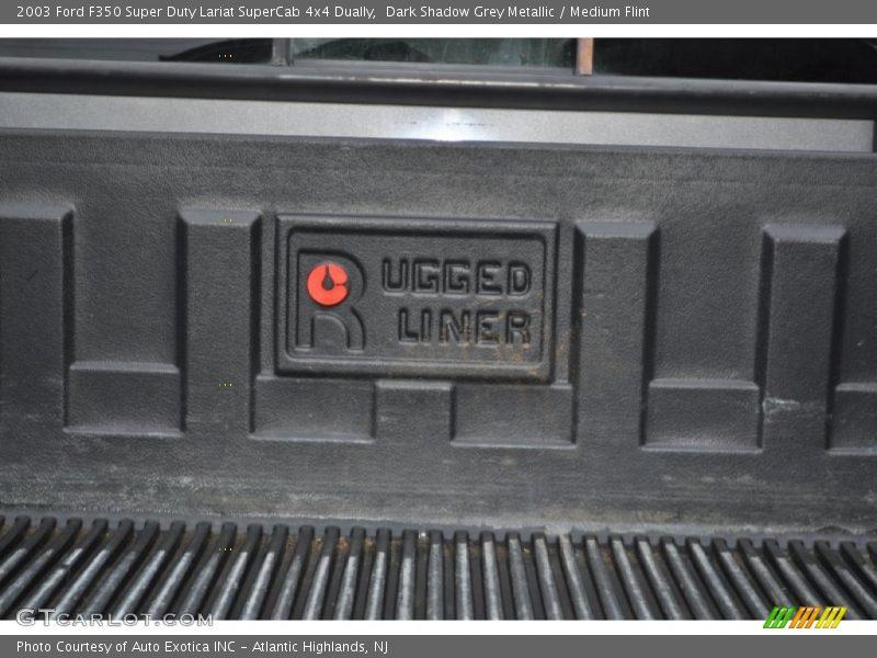 Dark Shadow Grey Metallic / Medium Flint 2003 Ford F350 Super Duty Lariat SuperCab 4x4 Dually