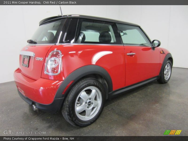 Chili Red / Carbon Black 2011 Mini Cooper Hardtop