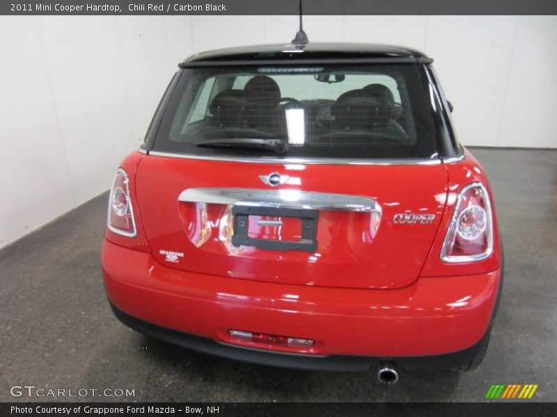 Chili Red / Carbon Black 2011 Mini Cooper Hardtop
