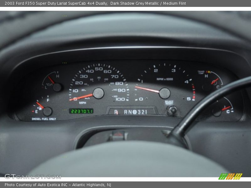  2003 F350 Super Duty Lariat SuperCab 4x4 Dually Lariat SuperCab 4x4 Dually Gauges