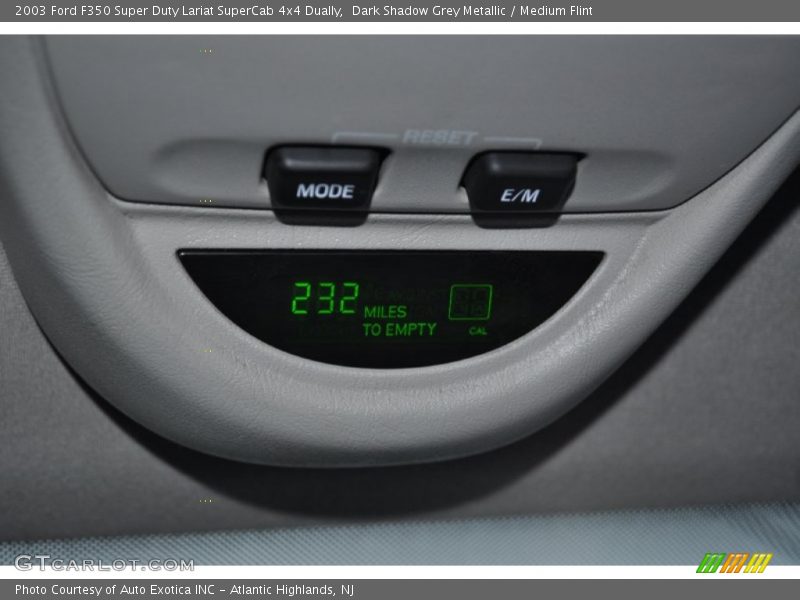 Dark Shadow Grey Metallic / Medium Flint 2003 Ford F350 Super Duty Lariat SuperCab 4x4 Dually