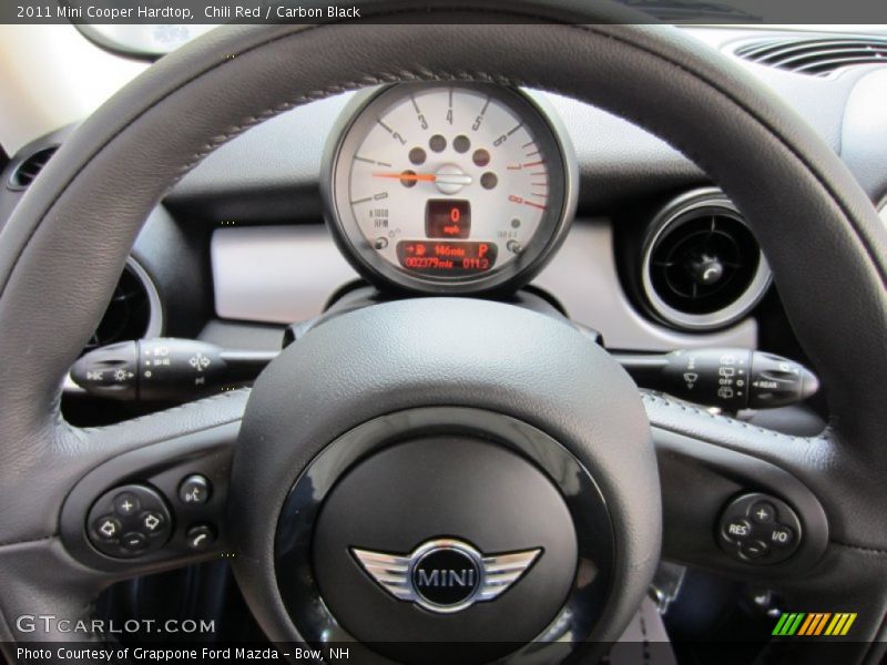 Chili Red / Carbon Black 2011 Mini Cooper Hardtop