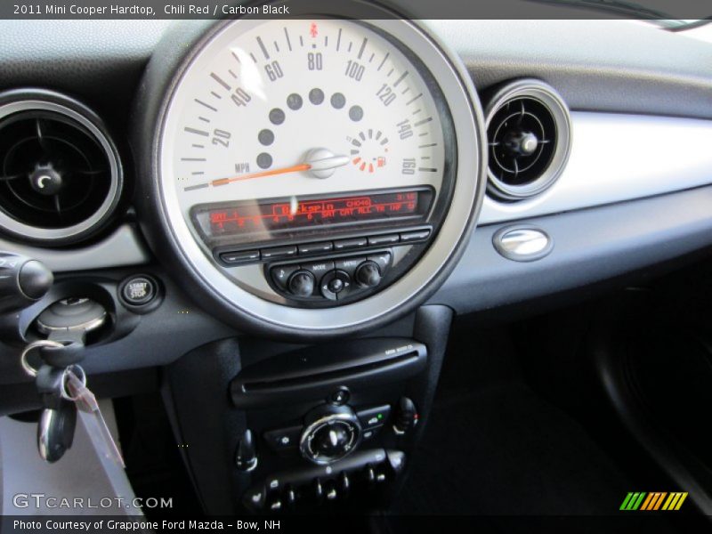 Chili Red / Carbon Black 2011 Mini Cooper Hardtop