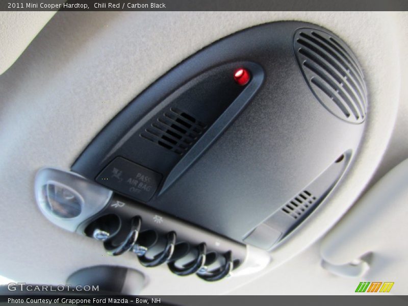 Chili Red / Carbon Black 2011 Mini Cooper Hardtop