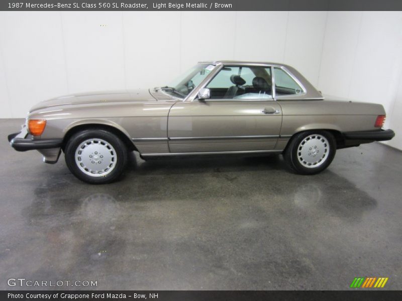  1987 SL Class 560 SL Roadster Light Beige Metallic