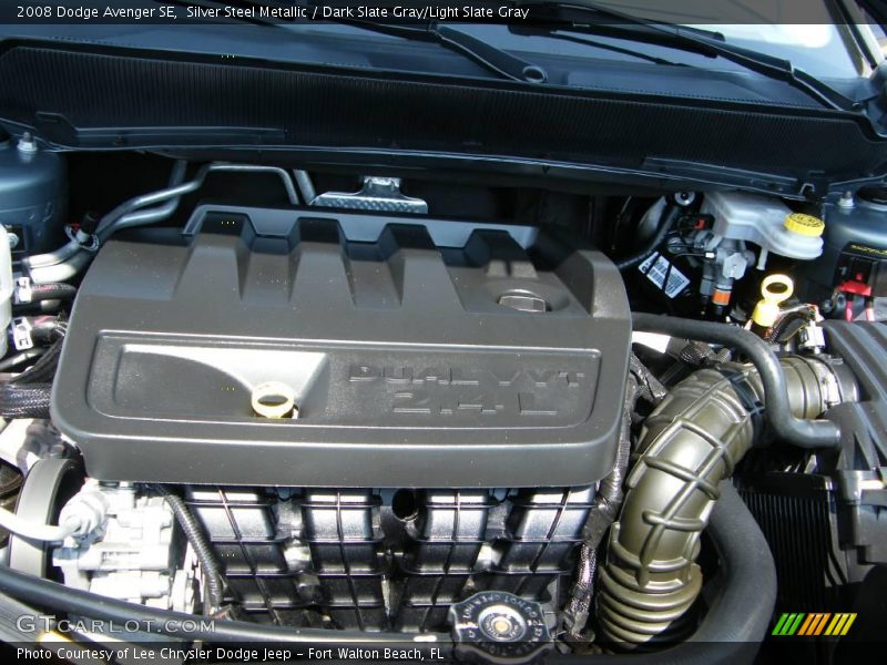 Silver Steel Metallic / Dark Slate Gray/Light Slate Gray 2008 Dodge Avenger SE