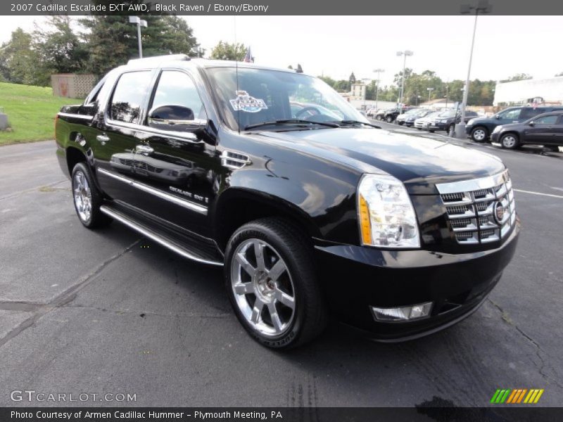 Black Raven / Ebony/Ebony 2007 Cadillac Escalade EXT AWD