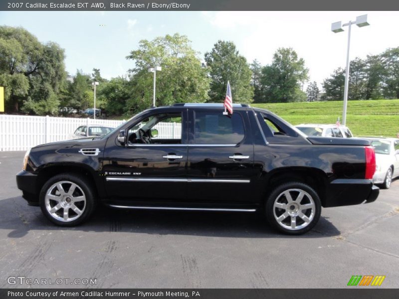 Black Raven / Ebony/Ebony 2007 Cadillac Escalade EXT AWD