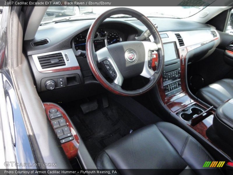 Black Raven / Ebony/Ebony 2007 Cadillac Escalade EXT AWD