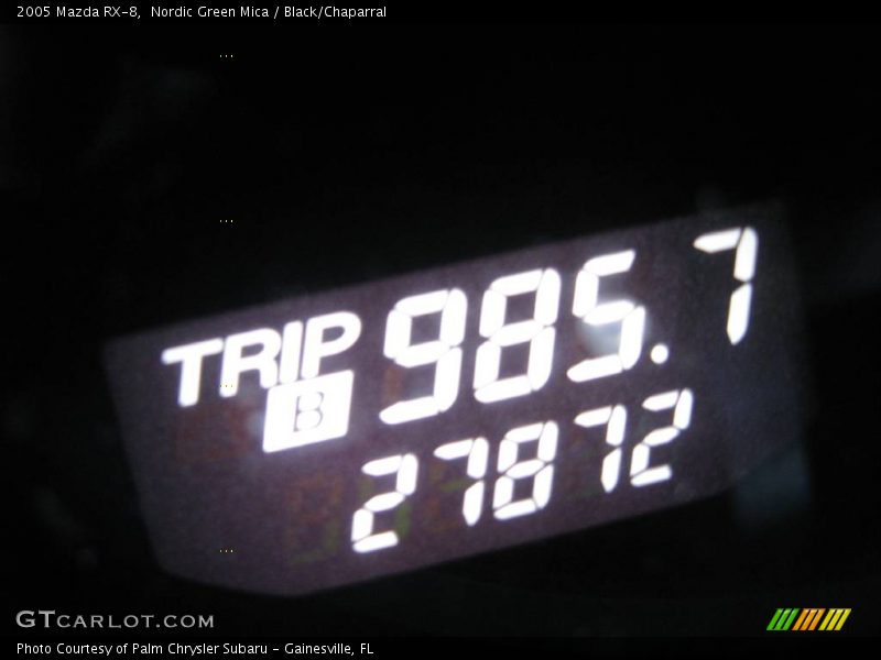 Nordic Green Mica / Black/Chaparral 2005 Mazda RX-8