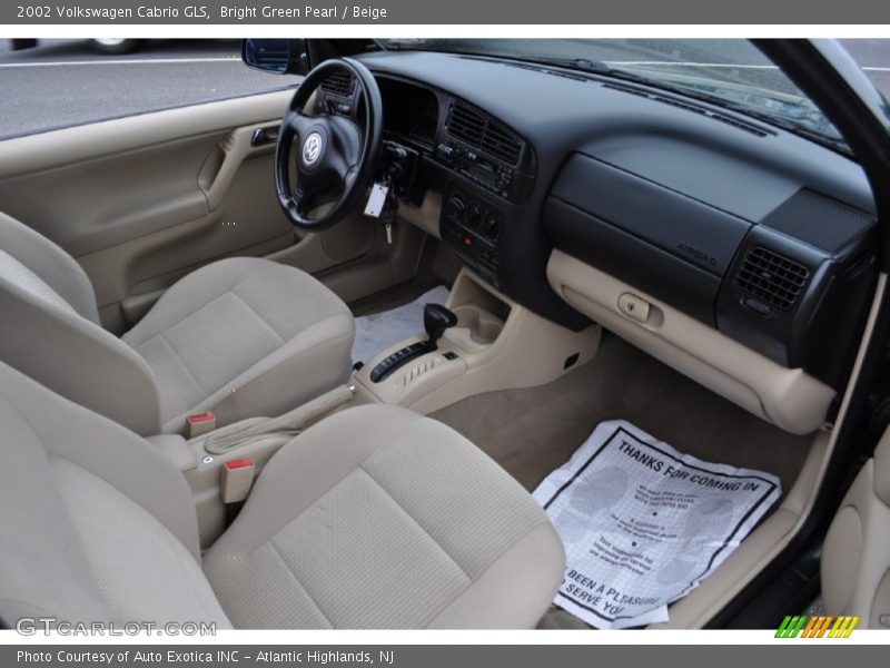  2002 Cabrio GLS Beige Interior