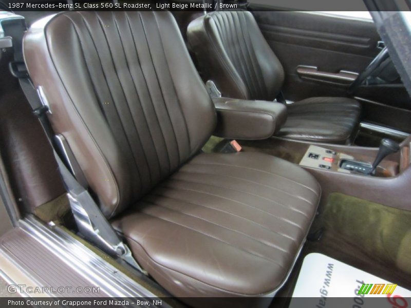  1987 SL Class 560 SL Roadster Brown Interior